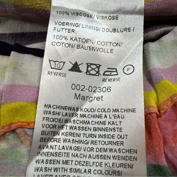 Bandolera Floral Margret Wide Leg Cotton Blend Chic Summer Flowy Palazzo Pants - Picture 6 of 9